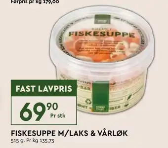 Coop Mega FISKESUPPE M/LAKS & VÅRLØK tilbud