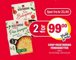 Coop Extra COOP VEGETARDAG FERDIGRETTER tilbud