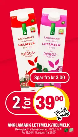 Coop Extra ÄNGLAMARK LETTMELK/HELMELK tilbud