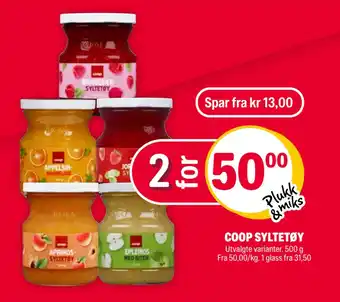 Coop Extra COOP SYLTETØY tilbud