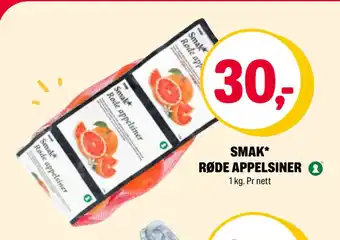 Coop Extra SMAK* RØDE APPELSINER tilbud