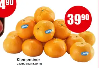 Spar Klementiner tilbud