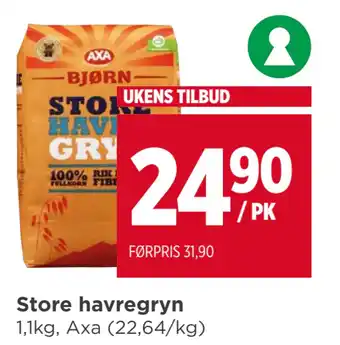 Meny Store havregryn tilbud