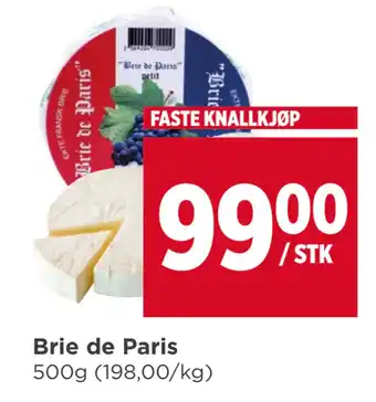 Meny Brie de Paris tilbud