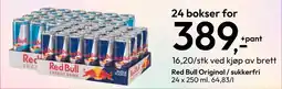 Gigaboks Red Bull Original / sukkerfri tilbud