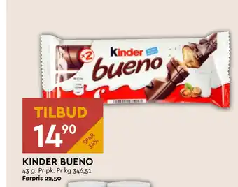 Coop Mega KINDER BUENO tilbud