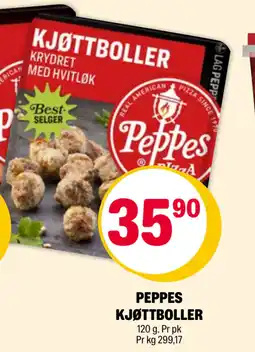 Coop Extra PEPPES KJØTTBOLLER tilbud