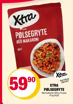 Coop Extra XTRA PØLSEGRYTE tilbud