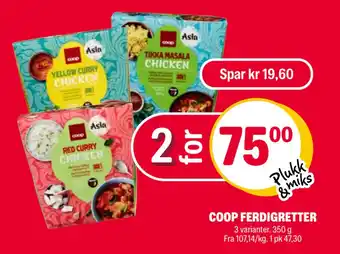 Coop Extra COOP FERDIGRETTER tilbud