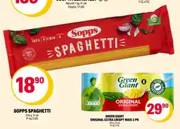 Coop Extra SOPPS SPAGHETTI tilbud