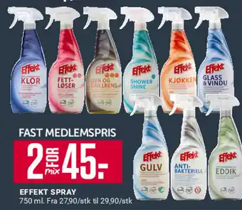 Europris Effekt spray tilbud