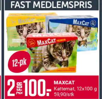 Europris MAXCAT Kattemat tilbud