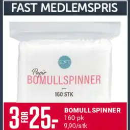 Europris Bomull spinner tilbud