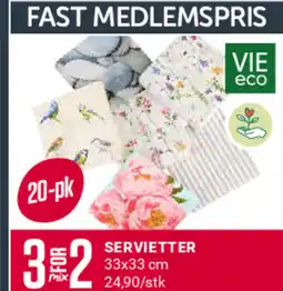 Europris Servietter tilbud
