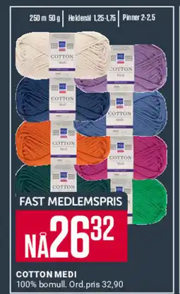 Europris Cotton medi tilbud