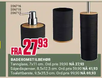 Europris Baderomstilbehør tilbud