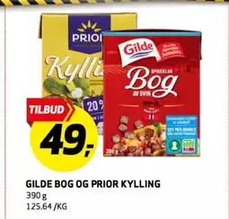 Bunnpris Gilde bog og prior kylling tilbud