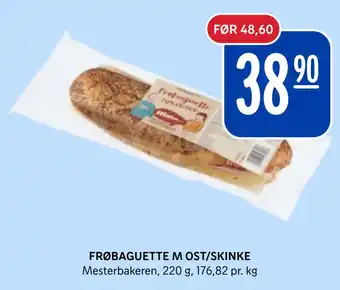 Rema 1000 FRØBAGUETTE M OST/SKINKE tilbud