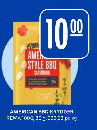 Rema 1000 AMERICAN BBQ KRYDDER tilbud