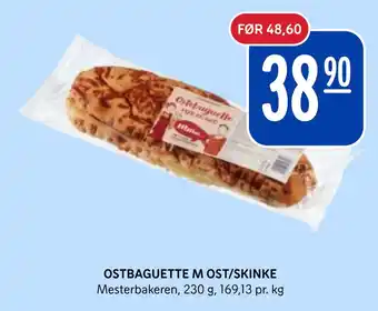 Rema 1000 OSTBAGUETTE M OST/SKINKE tilbud