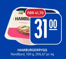 Rema 1000 HAMBURGERRYGG tilbud