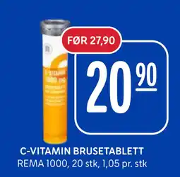 Rema 1000 C-VITAMIN BRUSETABLETT tilbud