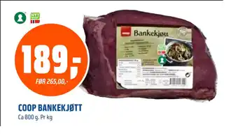 Coop Obs COOP BANKEKJØTT tilbud