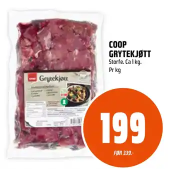 Coop Obs COOP GRYTEKJØTT tilbud