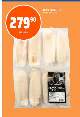 Coop Obs ERVIK TORSKEFILET tilbud