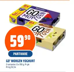 Coop Obs GO’ MORGEN YOGHURT tilbud