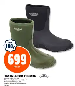 Coop Obs DOCK BOOT ALLVÆRSSTØVLER UNISEX tilbud