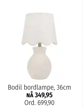 Nille Bodil bordlampe, 36cm tilbud