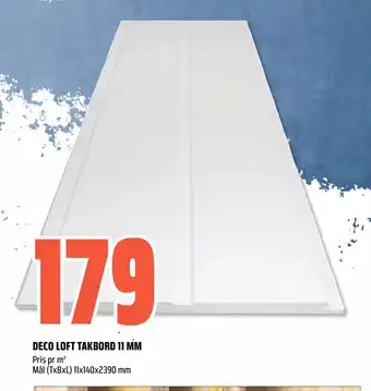 Coop Obs DECO LOFT TAKBORD 11 MM tilbud