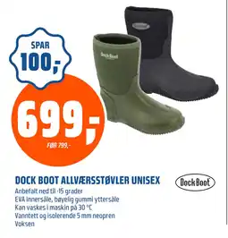 Coop Obs DOCK BOOT ALLVÆRSSTØVLER UNISEX tilbud