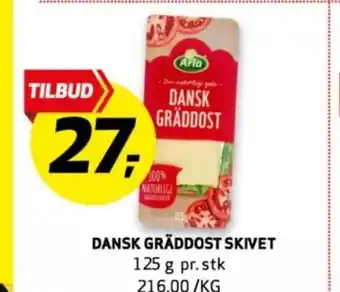 Bunnpris Dansk gräddost tilbud