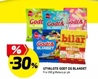 Bunnpris Utvalgte godt og blandet tilbud