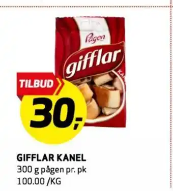 Bunnpris Gifflar kanel tilbud