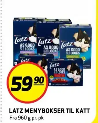 Bunnpris Latz menybokser til katt tilbud