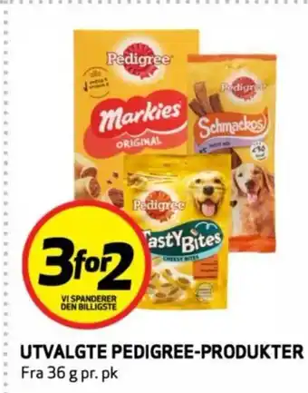 Bunnpris Utvalgte pedigree-produkter tilbud