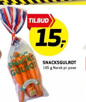 Bunnpris Snacks gulrot tilbud