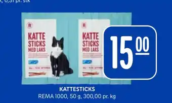 Rema 1000 Katte sticks med laks tilbud