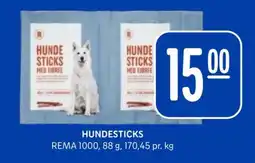 Rema 1000 Hunde sticks tilbud