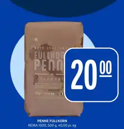 Rema 1000 Penne fullkorn tilbud