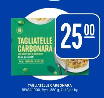 Rema 1000 Tagliatelle carbonara tilbud