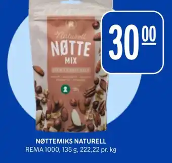 Rema 1000 Nøttemiks naturell tilbud