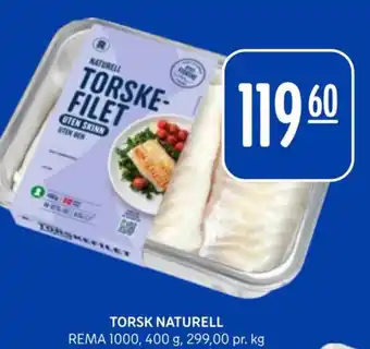 Rema 1000 Torsk naturell tilbud