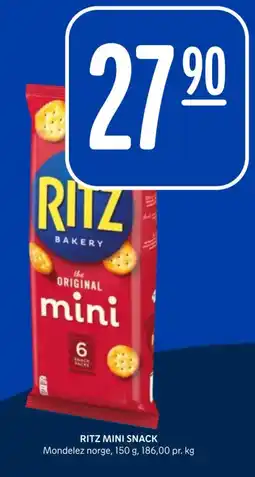 Rema 1000 Ritz mini snack tilbud