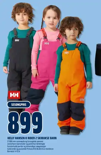 Coop Obs Helly hansen k rider 2 skibukse barn tilbud