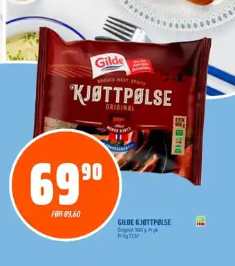 Coop Obs Gilde kjøttpølse tilbud