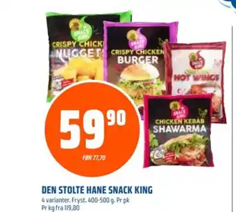 Coop Obs Den stolte hane snack king tilbud